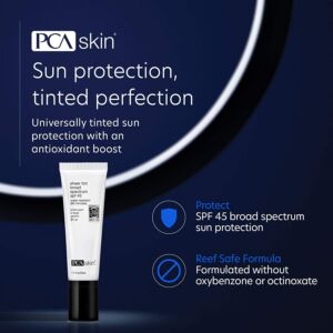 Zonbescherming met Tint | PCA Skin Sheer Tint Broad Spectrum