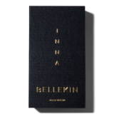 Bellekin INNA parfum zwarte luxe verpakking met gouden letters de merknaam en geur