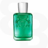 Parfums de Marly Greenley pgroen doorzichtige parfumfles met een zilveren dop